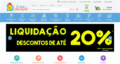 Desktop Screenshot of casadaeducacao.com.br