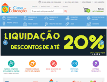 Tablet Screenshot of casadaeducacao.com.br